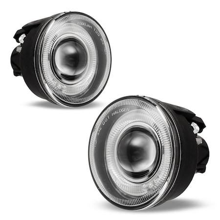 Winjet Halo Projectorfog Lights - Clear CFWJ-0095-C